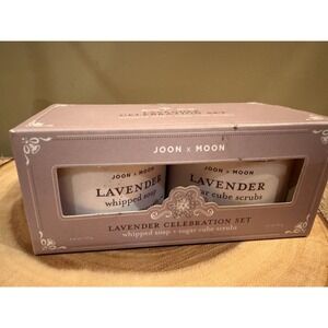 Joon x Moon Whipped Soap & Sugar Cube Scrubs Lavender Celebration Set